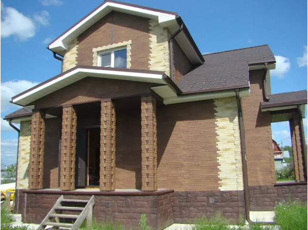 Сайдинг Альта-профиль Кирпич Антик Агра