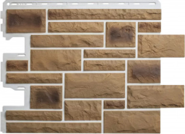 Сайдинг Альта-профиль Камень Пражский №2 - фото