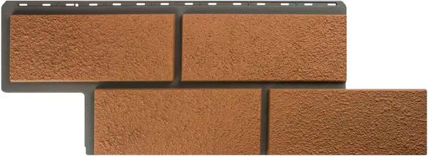 Сайдинг Альта-профиль Камень Неаполитанский персиковый - фото