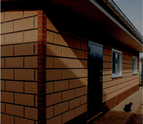 Сайдинг Альта-профиль Камень Неаполитанский персиковый