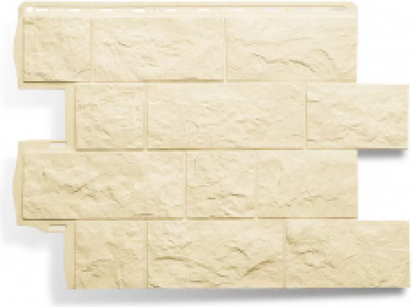 Фасадная панель Альта-профиль Эко Туф Песчаный - фото