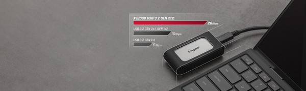 Внешний жесткий диск Kingston XS2000 1TB / SXS2000/1000GA