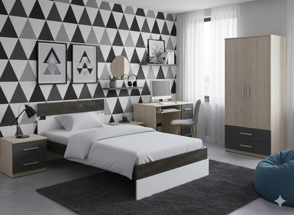 Односпальная кровать Proson Milton 80x200