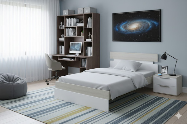 Односпальная кровать Proson Milton 90x200