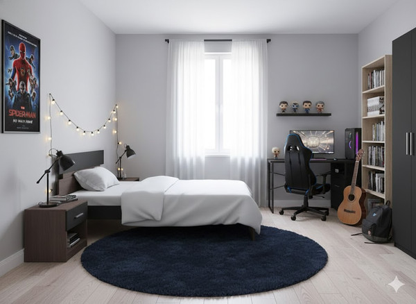 Односпальная кровать Proson Milton 90x200