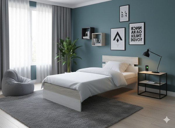 Односпальная кровать Proson Milton 90x200