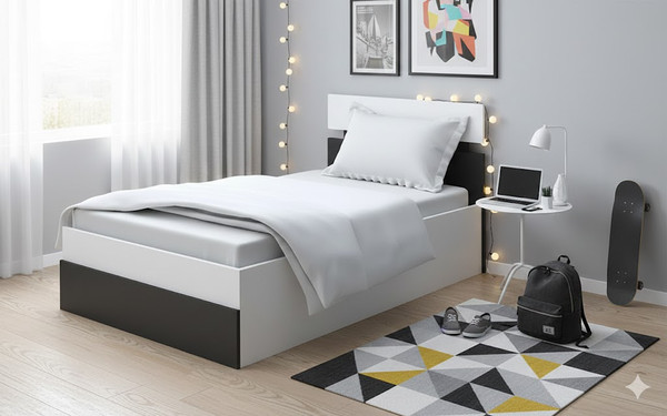 Односпальная кровать Proson Milton с ПМ 90x190