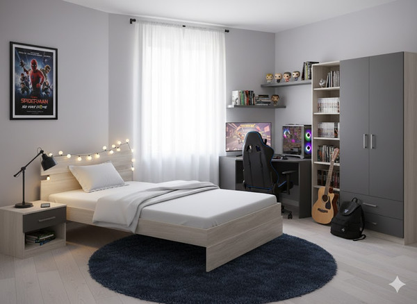 Односпальная кровать Proson Milton 90x190