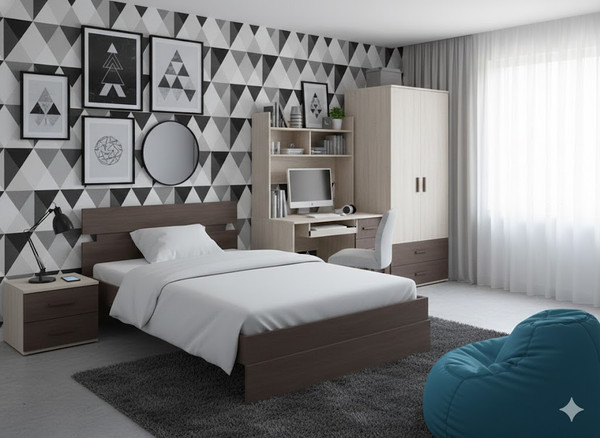 Односпальная кровать Proson Milton 80x200