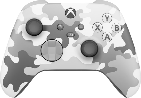 Геймпад Microsoft Xbox Arctic Camo Special Edition / QAU-00139 - фото