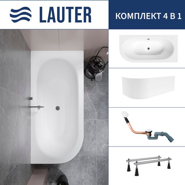 Ванна акриловая Lauter Bliss 150 P / 21201052P - фото