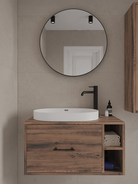 Тумба под умывальник ЗОВ Дион-Анталья 80 / A80LOW1BC - фото