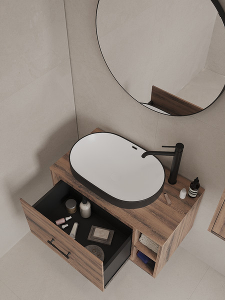 Тумба под умывальник ЗОВ Дион-Анталья 80 / A80LOW1BC