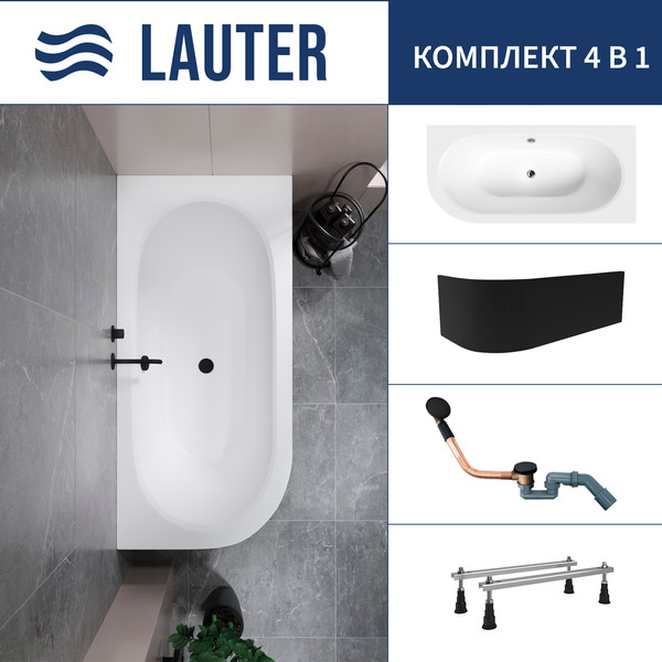 Ванна акриловая Lauter Bliss 150 P / 21201052P - фото