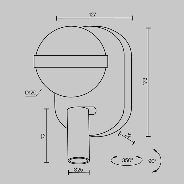 Бра Maytoni Dialogue MOD441WL-L8B3K