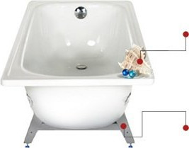 Ванна стальная ВИЗ Antika А-40001 140x70