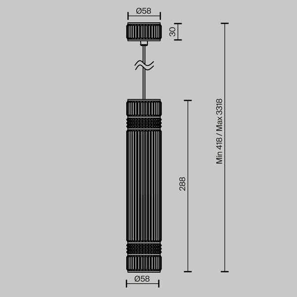 Потолочный светильник Maytoni Metropolis MOD475PL-01BS