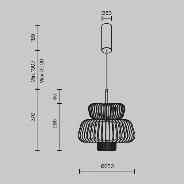 Люстра Maytoni Namiki MOD465PL-L12BK1