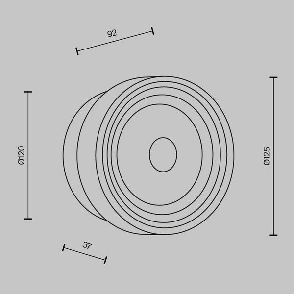 Бра Maytoni Olo MOD493WL-L6BSK2