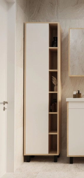 Шкаф-пенал для ванной Mixline Милтон-50 / 557617 - фото