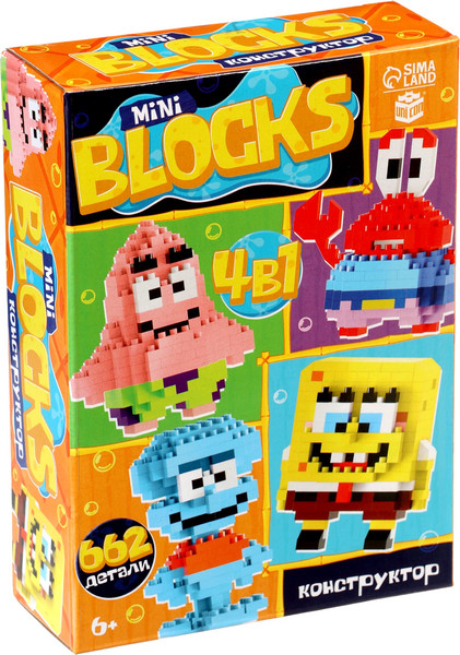 Микроконструктор Unicon Mini Blocks. Подводный мир / 10906397 - фото