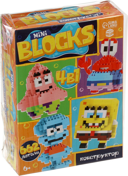 Микроконструктор Unicon Mini Blocks. Подводный мир / 10906397