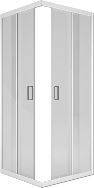 Душевой уголок МетаКам City Trend White 80x80 / KKS_016825 - фото