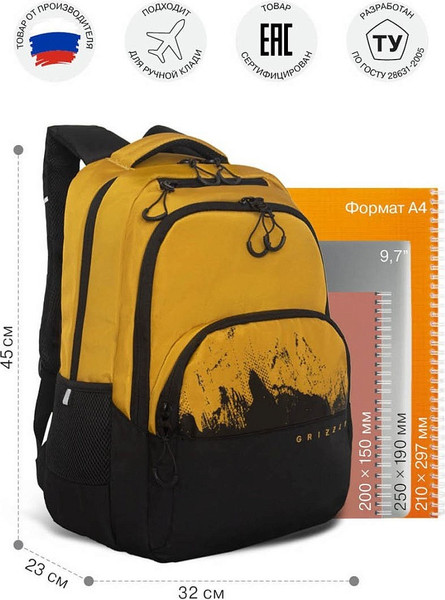 Школьный рюкзак Grizzly RU-630-2