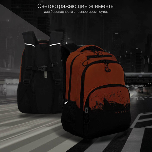 Школьный рюкзак Grizzly RU-630-2