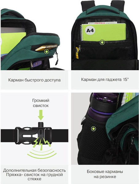 Школьный рюкзак Grizzly RU-630-2