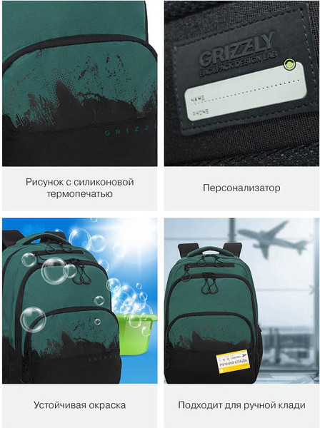 Школьный рюкзак Grizzly RU-630-2