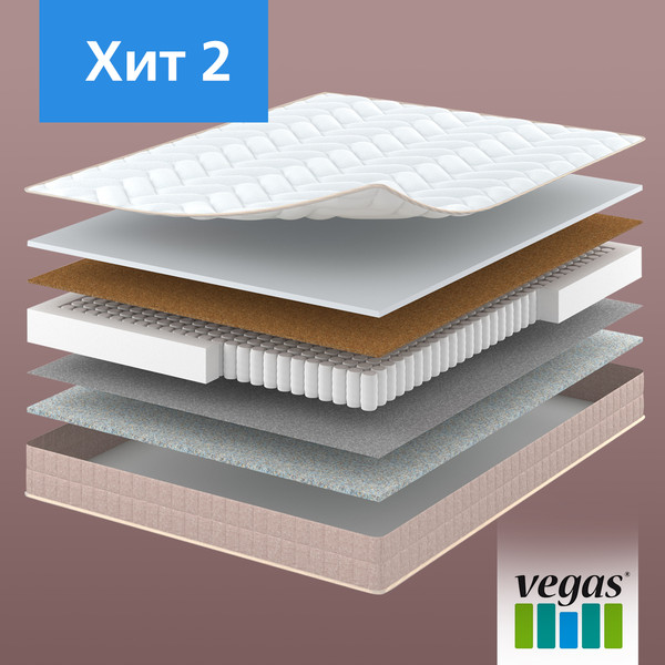 Матрас Vegas Хит 2 90x198
