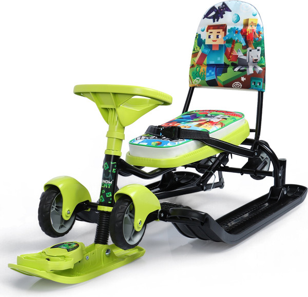 Снегокат детский Snow Cat Пиксели / 10070921