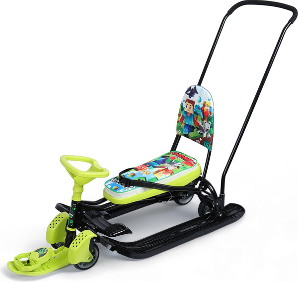 Снегокат детский Snow Cat Пиксели / 10070921