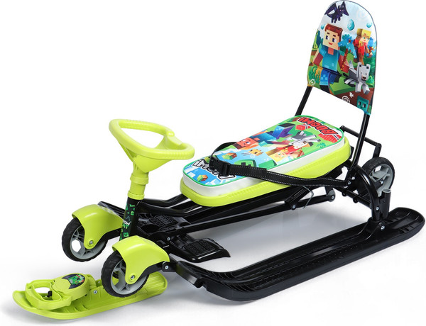 Снегокат детский Snow Cat Пиксели / 10070921