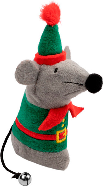 Игрушка для кошек Gigwi X-mas Tales Серая мышка / 85060 - фото