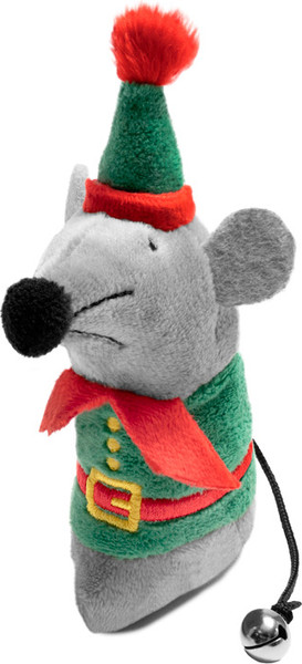 Игрушка для кошек Gigwi X-mas Tales Серая мышка / 85060