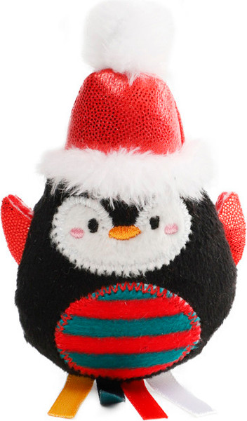 Игрушка для кошек Gigwi Tales Пингвин с ленточками / 85103 - фото