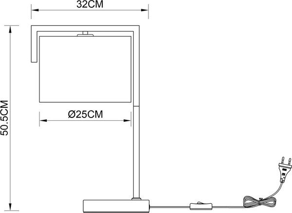 Прикроватная лампа Arte Lamp A5031LT-1PB