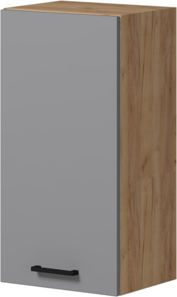 Шкаф навесной для кухни Genesis Мебель Алиса Grey 400 