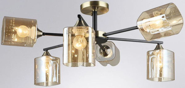 Люстра Arte Lamp A4185PL-6BK - фото