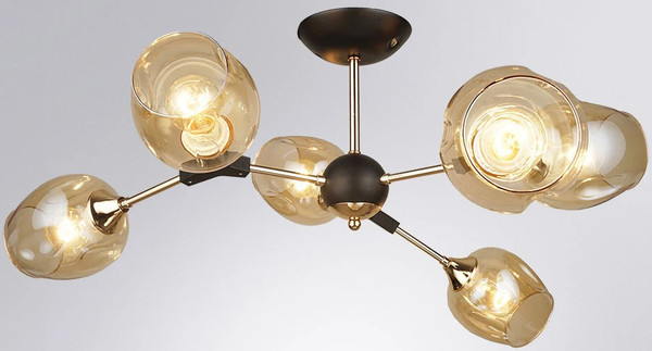 Люстра Arte Lamp A4211PL-6BK - фото