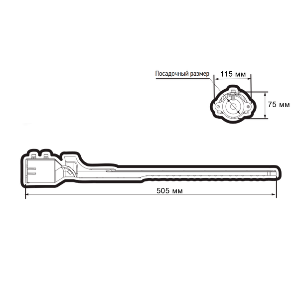 Светильник уличный JAZZway PSL 09 50Вт 5000К GR IP65 ДКУ / 5066113