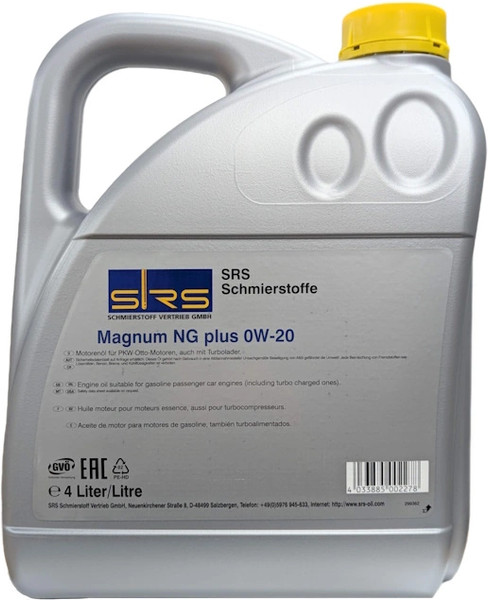 Моторное масло SRS Magnum NG Plus 0W20