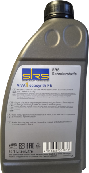 Моторное масло SRS Viva 1 Ecosynth FE 0W20