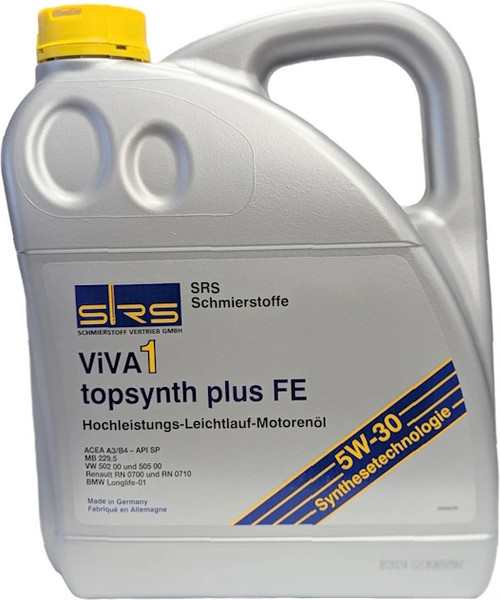 Моторное масло SRS Viva 1 Topsynth Plus FE 5W30 - фото
