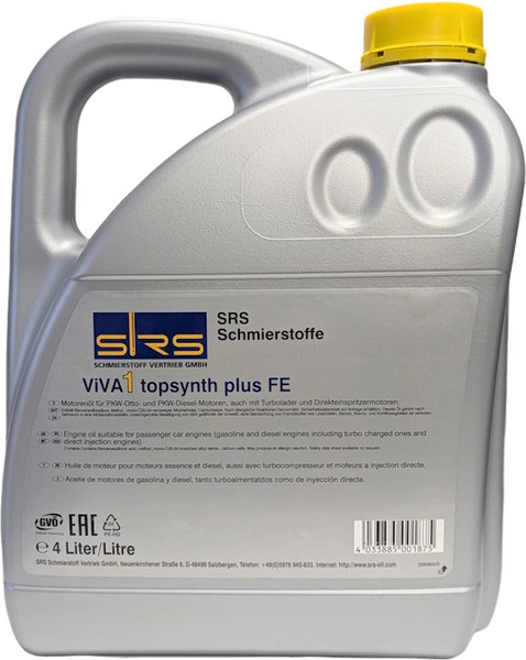Моторное масло SRS Viva 1 Topsynth Plus FE 5W30