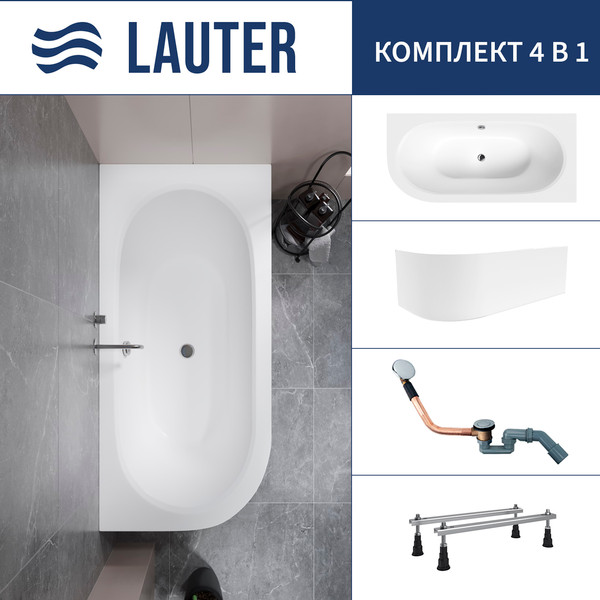 Ванна акриловая Lauter Bliss 170 P / 21201072P - фото