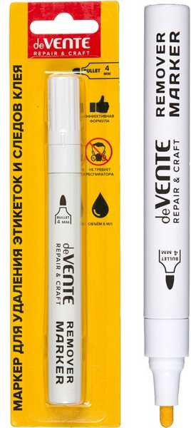 Маркер специальный deVente Repair and Craft. Remover. Для удаления этикеток / 5044429 - фото