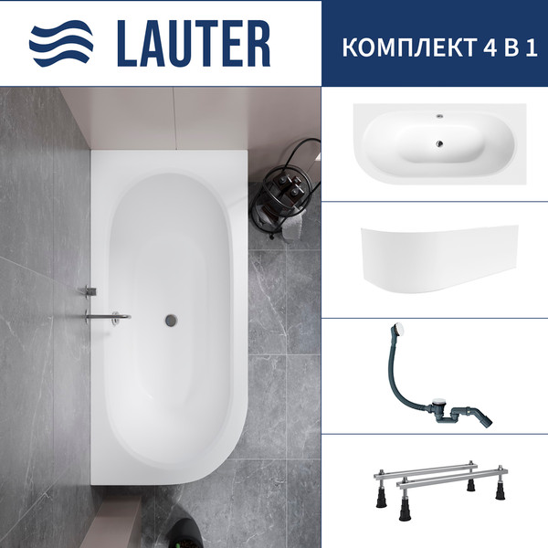 Ванна акриловая Lauter Bliss 170 P / 21201072P - фото